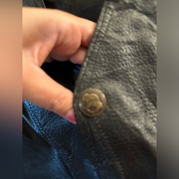 Vintage Diamond Plate Buffalo Leather
Motorcycle Vest Sz L Live to Ride Patch - Picture 5 of 11